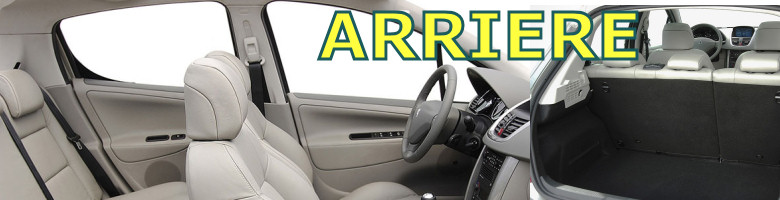 BACK INSIDE OF PEUGEOT 207